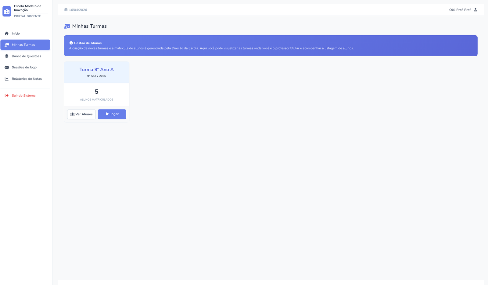 Visão do Professor 5